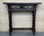 Spanish Early 20th Narrow Catalan Spanish Carved Walnut Console Table With Drawer For Sale - Image 3 of 8