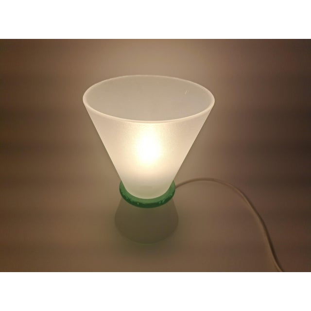 Contemporary Murano Glass Table Lamp from Effetre Glassworks, 1980s For Sale - Image 3 of 9