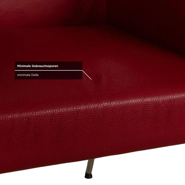 ARC-E Chairs in Red Leather by Bert Plantagie, Set of 4 For Sale - Image 10 of 17