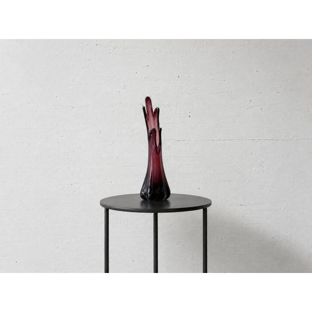 Vintage Murano Glass Vase in Violet, 1950s For Sale - Image 17 of 17