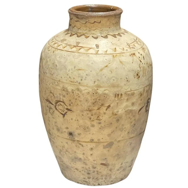 Late 19th Century Antique Cizhou Wine Jar For Sale - Image 5 of 6