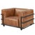 Henry Industrial Modern Leather Sofa - Micheal Cherry For Sale - Image 12 of 15