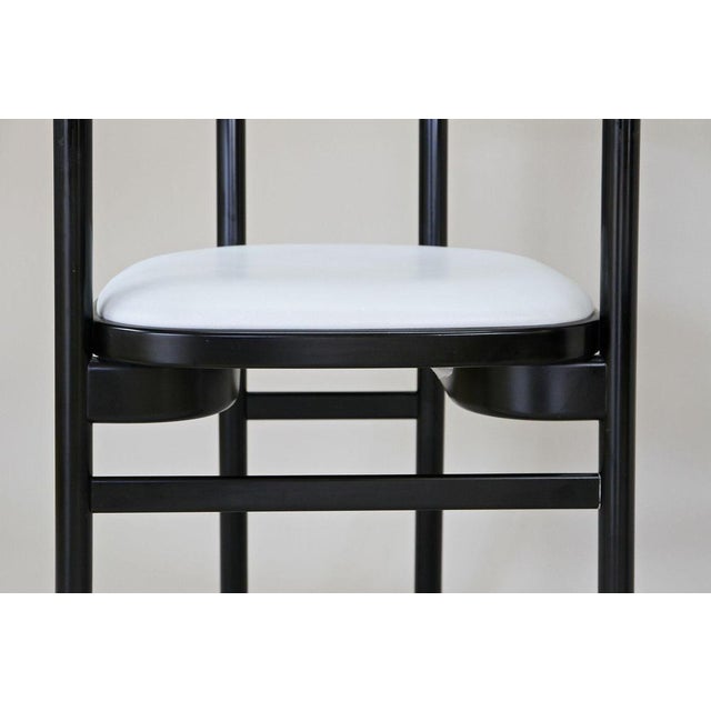 Armchairs with White Leather Upholstery from Thonet, 1980s, Set of 2 For Sale - Image 18 of 18