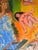 Bruno Krauskopf, Nude Beach, New Jersey, Oil Painting, Expressive Realism For Sale - Image 7 of 10