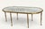 Baguès Coffee Table in Gilt Bronze and Aged Mirror, 1950s For Sale - Image 11 of 18