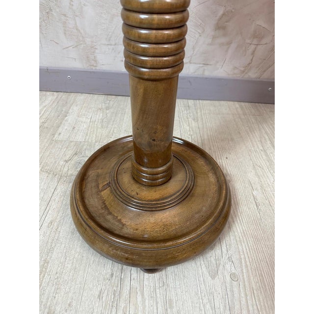 1940s Vintage Walnut Side Table, 1940 For Sale - Image 5 of 8