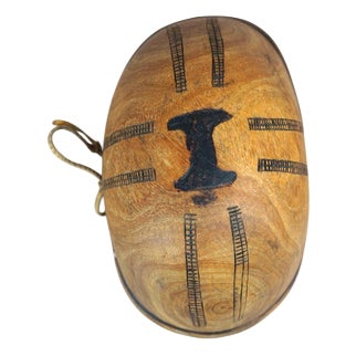 Turkana Bowl in Wood For Sale