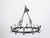 Black 1900s Spanish Colonial 12-Light Iron Chandelier with Ring and Dark Patina For Sale - Image 8 of 12