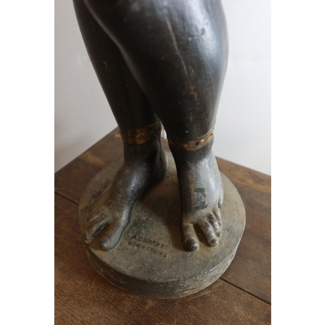 Cast Iron Figurine by Durenne For Sale - Image 9 of 12