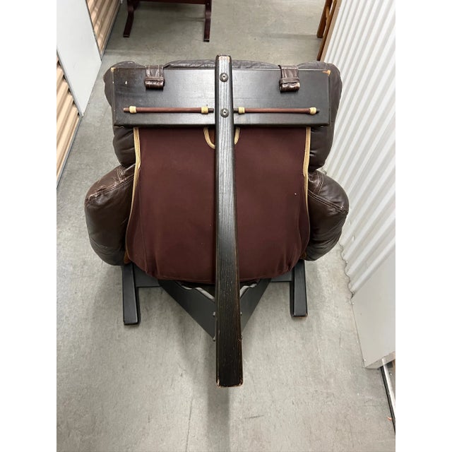 Gerard Van Den Berg 1970s Tripod Lounge Chair by Gerard Van Den Berg For Sale - Image 4 of 11