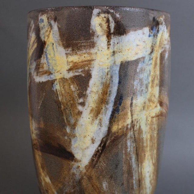 Vintage French Ceramic Vase from Alexandre Kostanda, 1960s For Sale - Image 10 of 18
