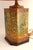 Asian Antique Mid Century Chinoiserie Tin Tea Canister Table Lamp - Lovely Artwork! For Sale - Image 3 of 10
