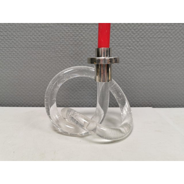 Pretzel Candleholder by Dorothy Thorpe, 1950s For Sale - Image 4 of 11