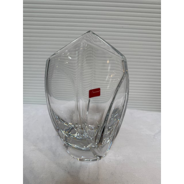 Baccarat Giverny Vase With Box For Sale - Image 11 of 12
