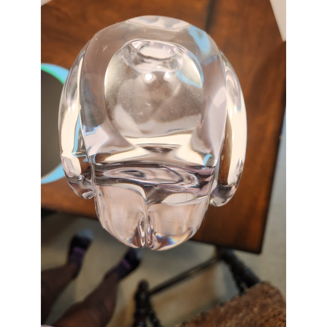 Elegant Renato Anatra Modernist Crystal Torso Sculpture – Arte ’80 Murano For Sale - Image 10 of 10