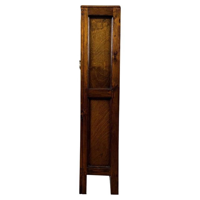 20th Century English Rustic Glazed Pine Display Cabinet For Sale - Image 11 of 12