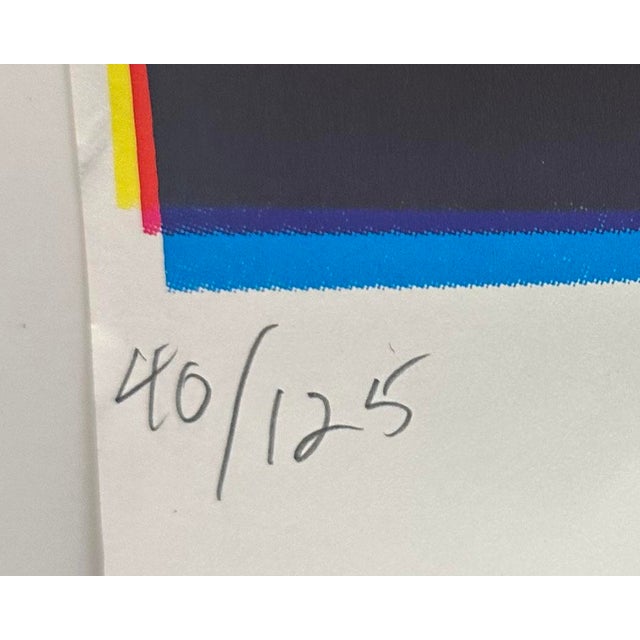 “3” Numbers Series Limited Edition Serigraph Poster by Paula Scher For Sale - Image 4 of 10