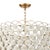 Transitional Regina Andrew Alice Porcelain Flower Chandelier For Sale - Image 3 of 5