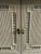 Late 19th Century Coastal Reeded Bamboo Buffet Cabinet Travertene Top and Display Hutch For Sale In Tampa - Image 6 of 6
