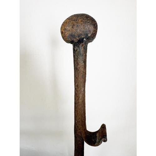 Cast Iron Andirons, France, 1960, Set of 2 For Sale - Image 15 of 18