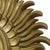 Vintage Sunburst Mirror in Gold Resin, 1960s For Sale - Image 11 of 14