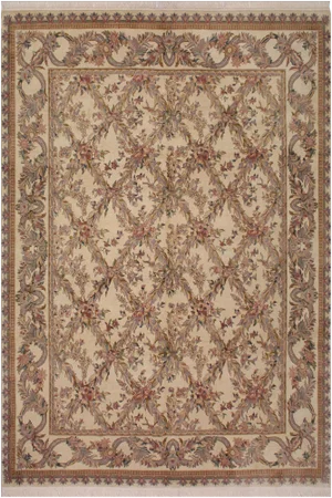 1990s Victorian Basan Heritage Wool Rug - 8′5″ × 10′