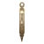 Antique Decorative French Brass 12 In. Door Back Plate For Sale