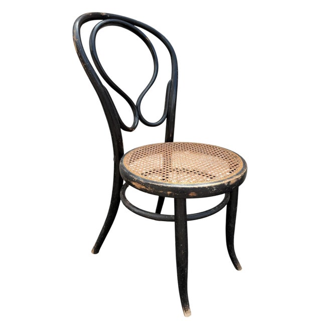 N14 Fischel 19s Thonet Style Bistro Chairs, 1860, Set of 3 For Sale - Image 9 of 14