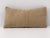 Turkish Vintage Turkish Kilim Lumbar Pillow | Handwoven Wool Decorative Cushion | 9 in X 17 In For Sale - Image 3 of 12