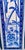 Pair of Framed Hand-Painted Chinoiserie Blue & White Ceramic Tile Panels From a Hollywood Props House For Sale - Image 10 of 11