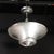 1930s Art Deco Machine Age Brushed Aluminum Pendant Chandelier Signed Edwin Guff For Sale - Image 14 of 14