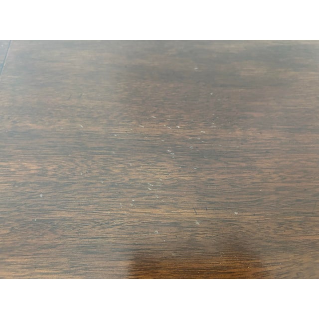 Late 20th Century Drexel Heritage Hierlooms Flame Mahogany Four Drawer Chest/Nightstand - Pair For Sale - Image 12 of 12