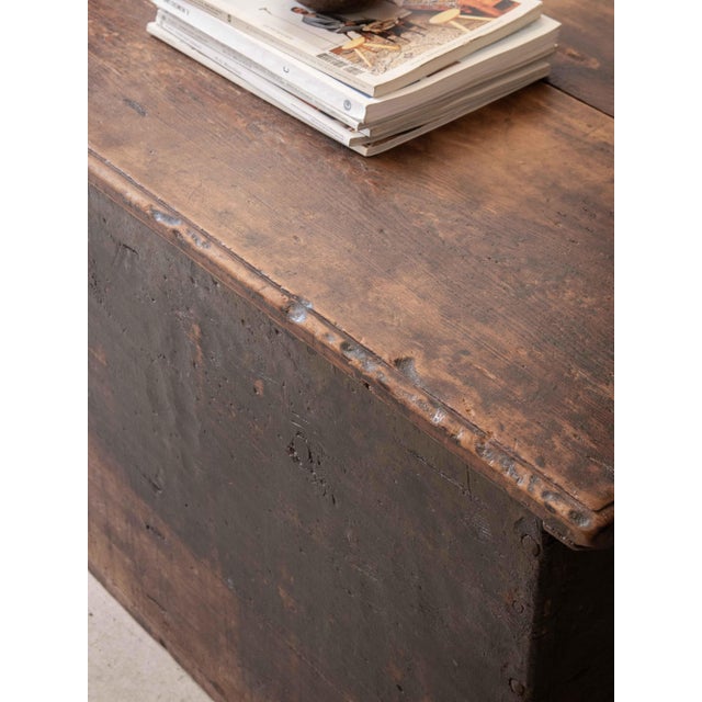Long Spanish Catalan Trunk, 18th Century For Sale - Image 8 of 10