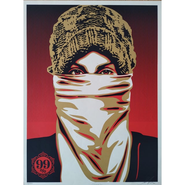 Shepard Fairey, Occupy Protester, 2012, Screenprint For Sale