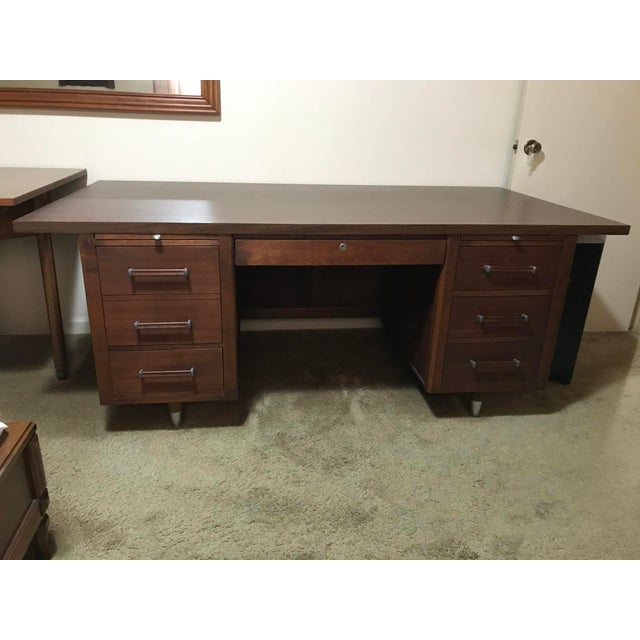 Mid-Century Modern Alma Administrator Desk For Sale - Image 14 of 14