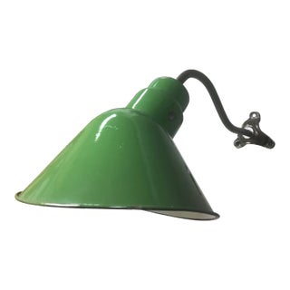 Porcelain Gooseneck Wall Sconce from Abolite, 1940s For Sale