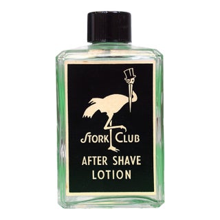 The Stork Club After Shave Lotion Glass Bottle For Sale