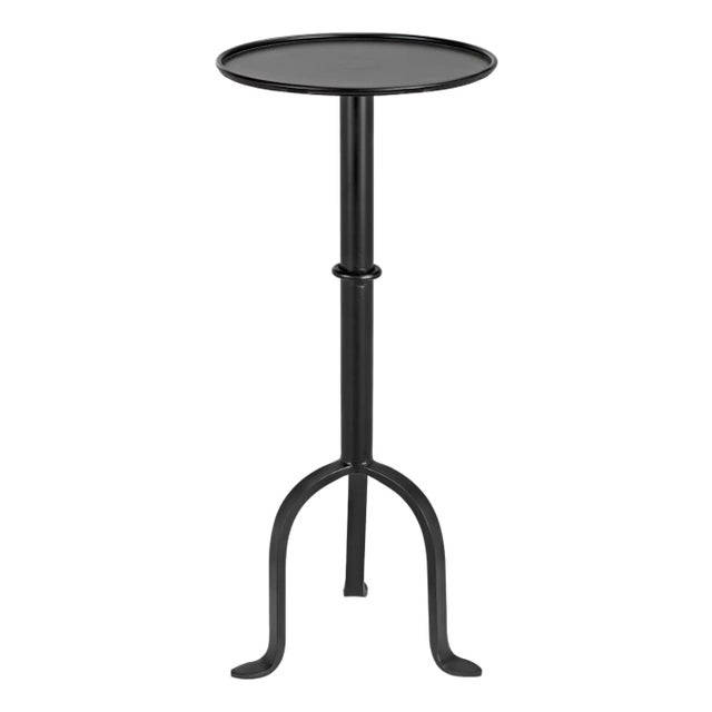 NOIR Tini Side Table, Black Iron For Sale
