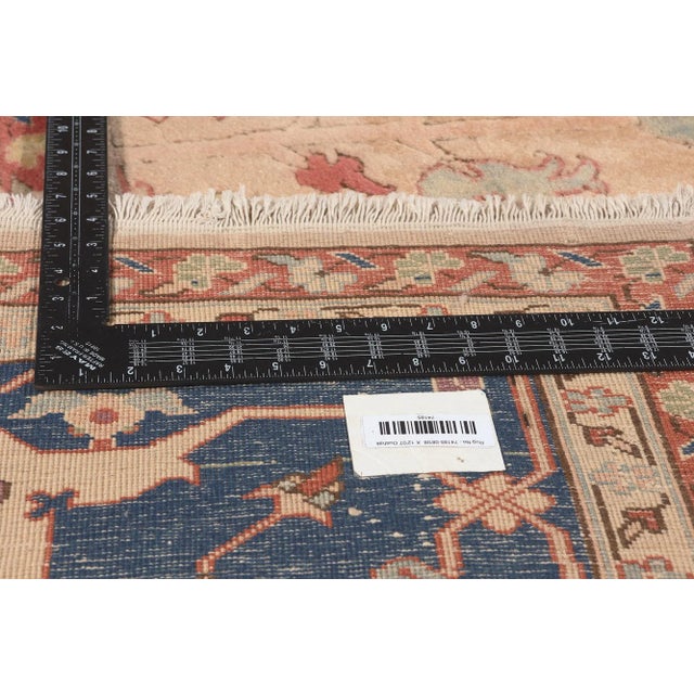 Late 20th Century Vintage Turkish Oushak Rug - 08'08x 12'07 For Sale In Dallas - Image 6 of 9