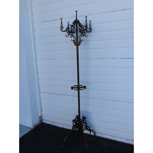This highly elegant Coat Rack is made of Metal. This gorgeous Hat Rack has exquisite Victorian design from the late...