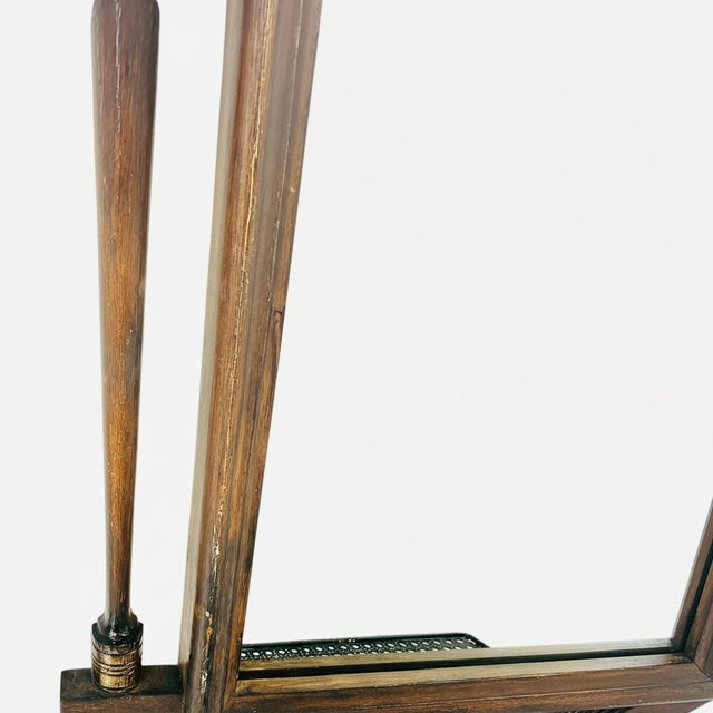 Rare Grand Scale 43" Mid-Century American Federal Eagle Mirror by Burwood For Sale - Image 9 of 18