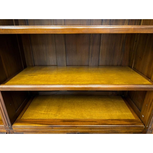 English Corner Bookcase in Teak For Sale - Image 13 of 18