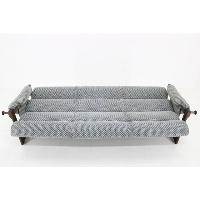 3-Seater Beech Sofa from Hikor, Former Czechoslovakia, 1970s For Sale - Image 6 of 10