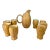 Vintage Grandjean Jourdan Style Faux Bois Ceramique Beverage Set For Sale