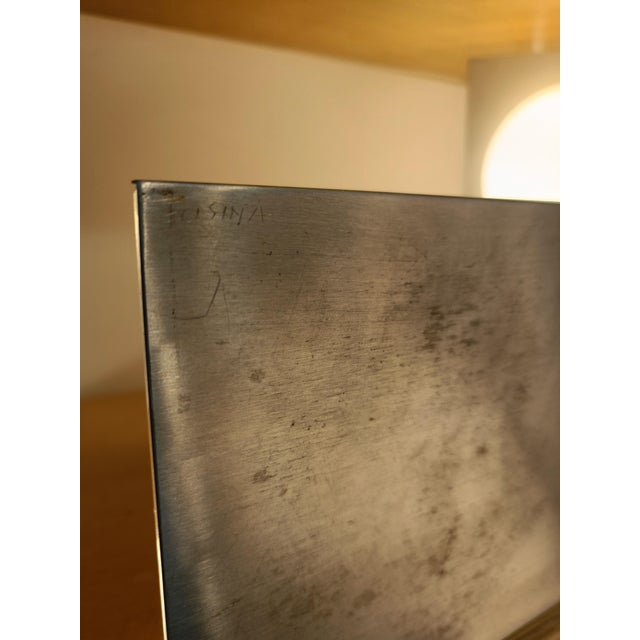 Acrylic Glass and Chromed Metal Photo Frame by Alessio Tasca for Fusina, Italy, 1970s For Sale - Image 7 of 9