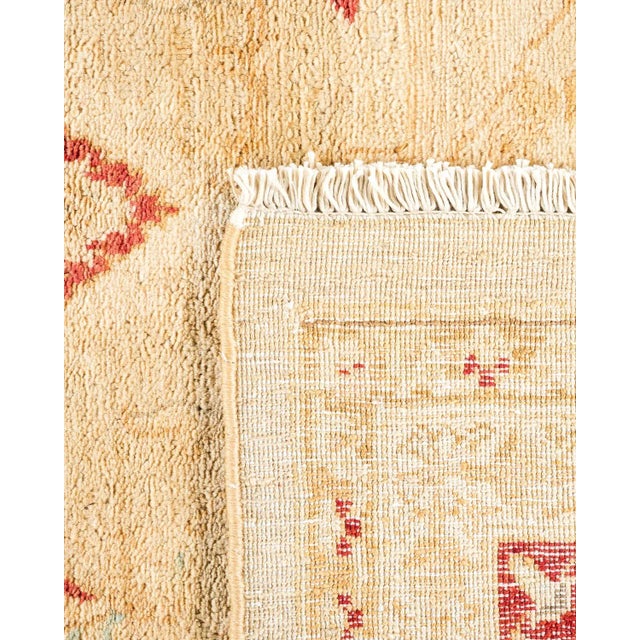 1990s Vintage Traditional Hand Knotted Wool Area Rug, Gold - 8'0" X 10'1" For Sale - Image 5 of 9