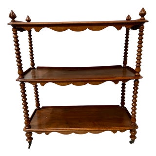 Napoleon III Console Table in Mahogany and Veneer, 1800s For Sale