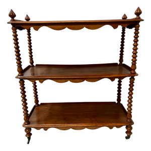 Napoleon III Console Table in Mahogany and Veneer, 1800s