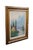 Realism Vintage Country Cottage Lake Landscape Oil Painting on Canvas 29" For Sale - Image 3 of 10