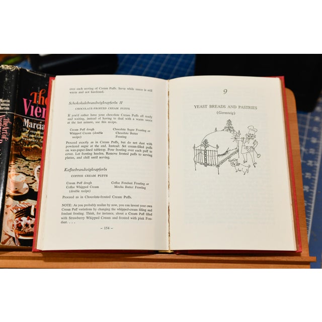 Paper 1969 the Art of Viennese Pastry Baking Vintage Cookbook Hard Cover by Marcia Morton For Sale - Image 7 of 10